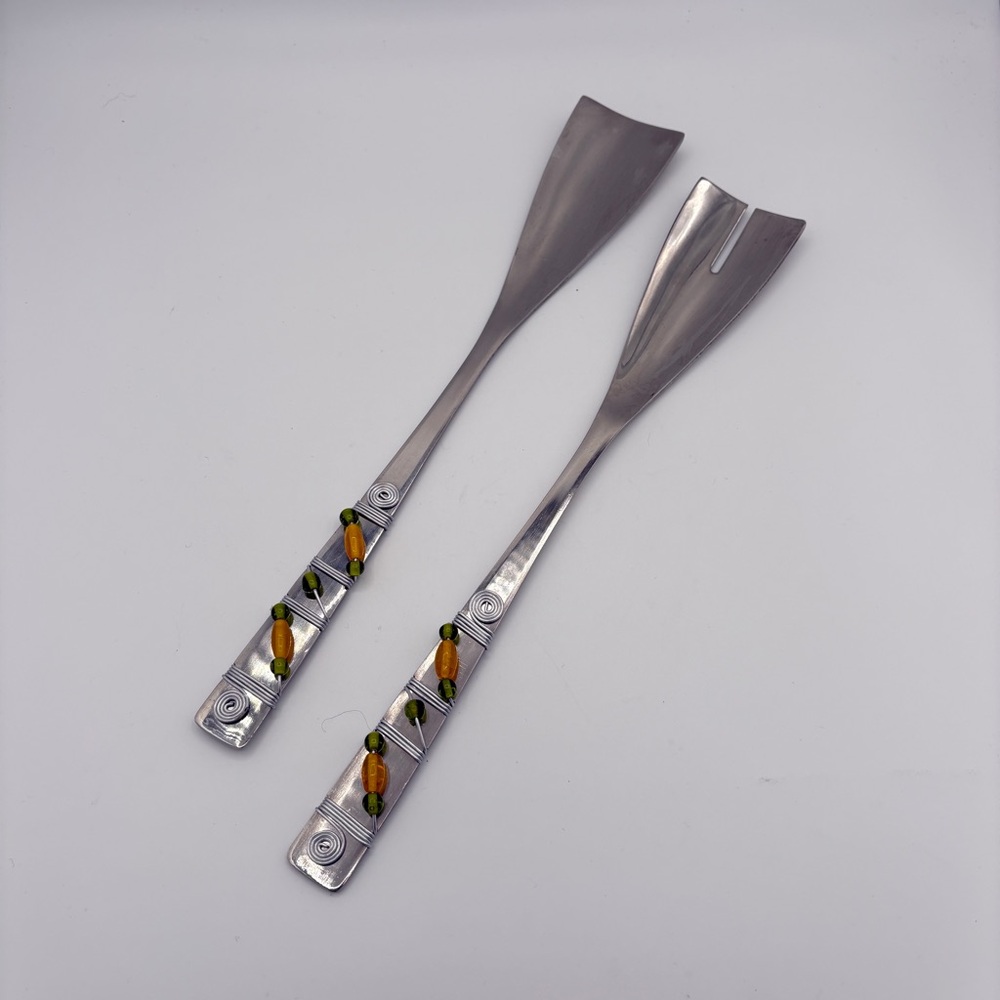Wild Eye Designs Stainless Steel Salad Servers 13.5 " Long
